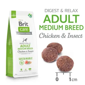 Brit Care Dog Sustainable Adult Medium Breed 14 kg 