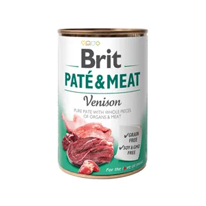 Brit Paté & Meat Dog Venison 400 g 