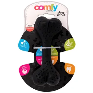 Comfy hračka zubní kost licorice 12,5 cm černá