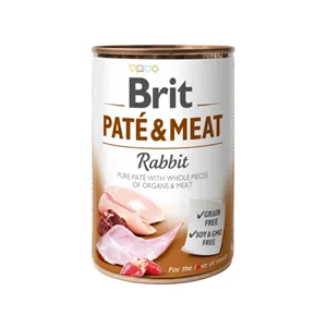 Brit Paté & Meat Dog Rabbit 400 g 