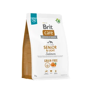 Brit Care Dog Grain-free Senior & Light Salmon 3 kg