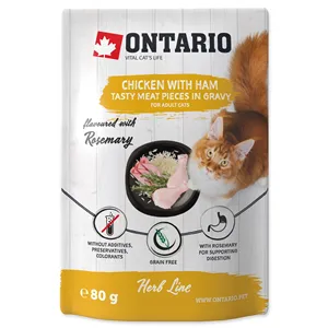 Ontario Cat Herb Chicken with Ham Rice and Rosemary 80 g