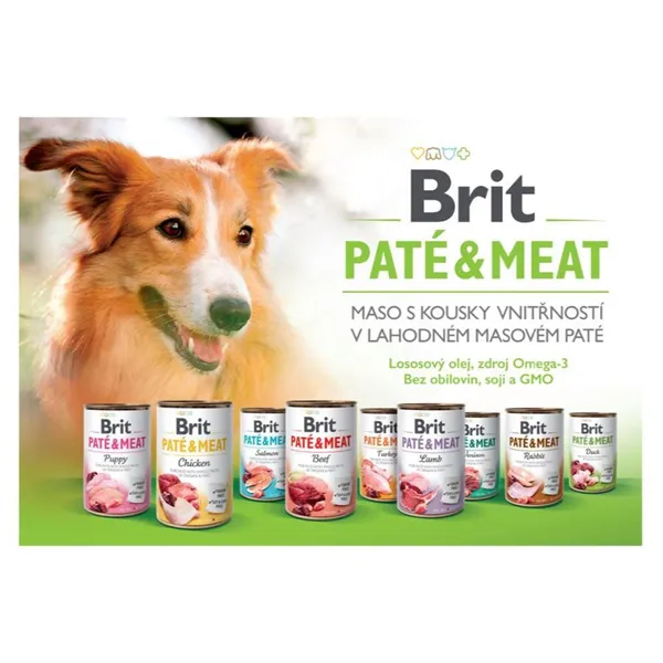 Brit Paté & Meat Dog Salmon 400 g  