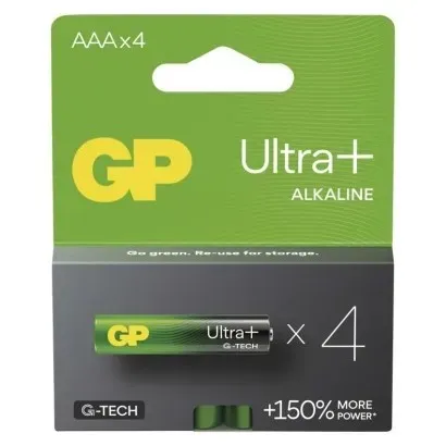 Baterie BP AAA Alkaline Ultra Plus 1,5 V 4 Ks