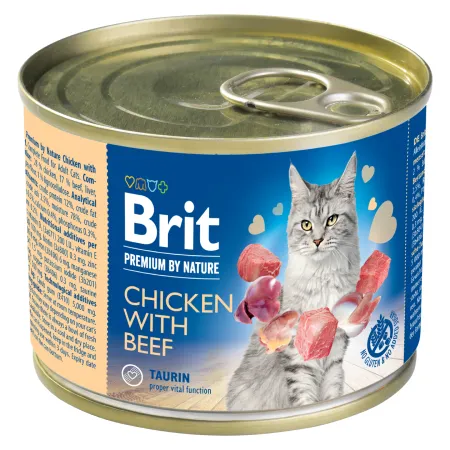 Brit Premium by Nature Chicken with Beef 200 g 