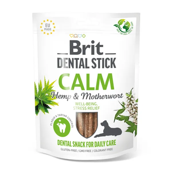 Brit Dental Stick Calm with Hemp & Motherwort 7 pcs 251 g 