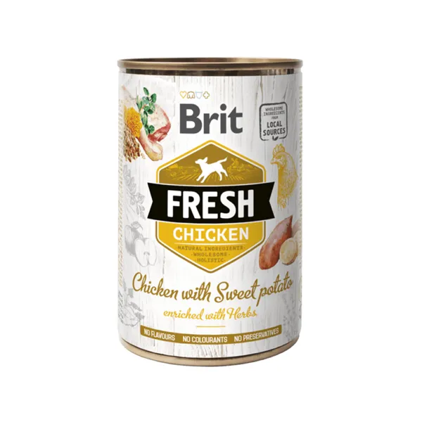 Brit Fresh Chicken with Sweet Potato 400 g 