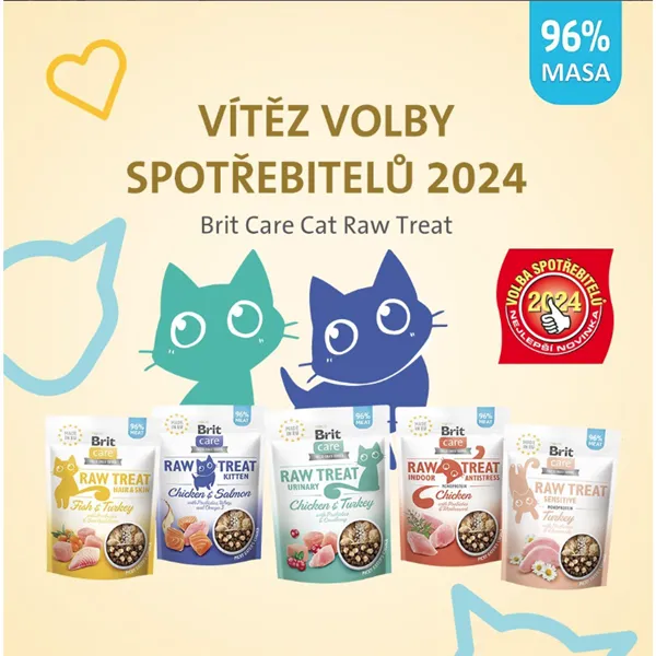 Brit Raw Treat Cat Sensitive 40 g 