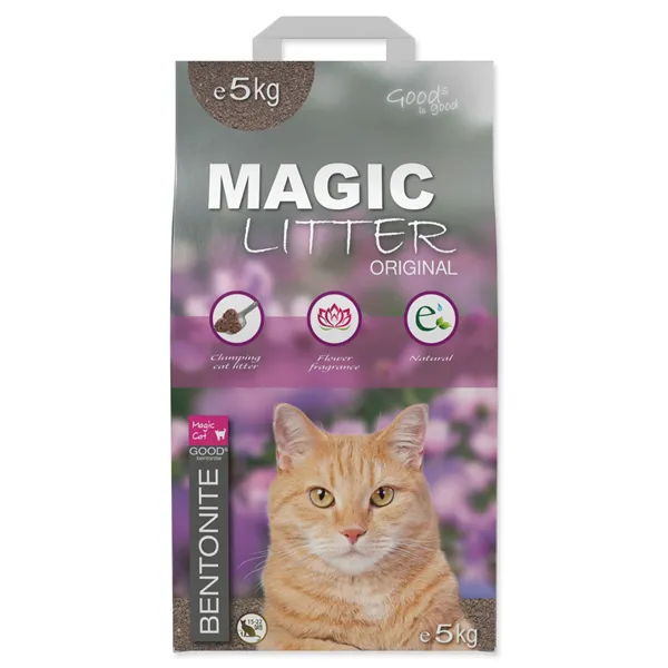 Magic Cat Magic Litter Bentonite Original Flowers 5 kg