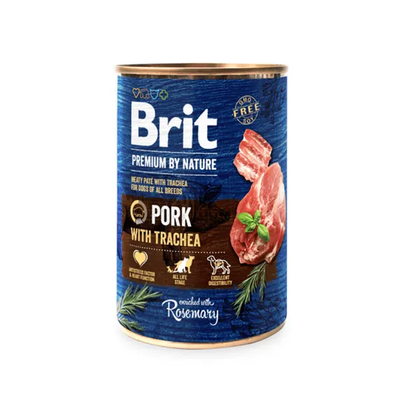 Brit Premium by Nature Pork with Trachea 400 g 