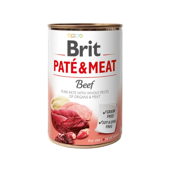 Brit Paté & Meat Dog Beef 400 g 