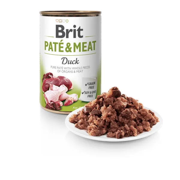 Brit Paté & Meat Dog Duck 400 g 