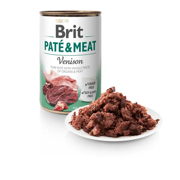 Brit Paté & Meat Dog Venison 400 g 