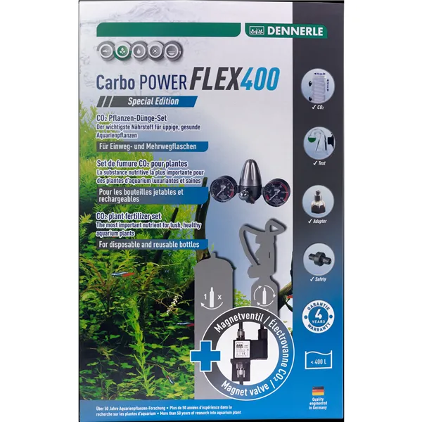 DENNERLE co2 set bez lahve Carbo POWER FLEX400 special edition