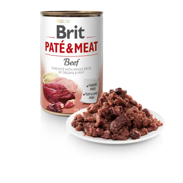 Brit Paté & Meat Dog Beef 400 g 