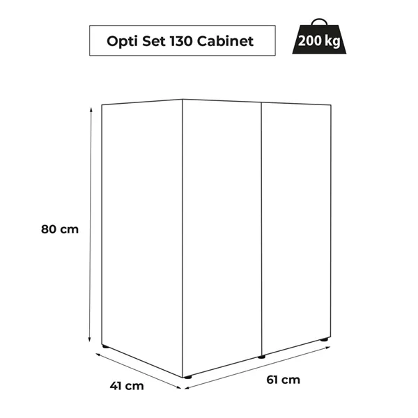 Skřínka AQUAEL pod akvária Opti Set 130 bílá