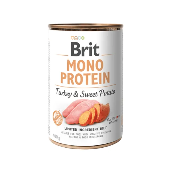 Brit Mono Protein Turkey & Sweet Potato 400 g 