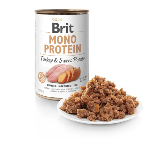 Brit Mono Protein Turkey & Sweet Potato 400 g 