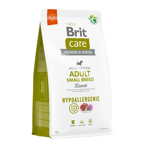 Brit Care Dog Hypoallergenic Adult Small Breed Lamb 7 kg 