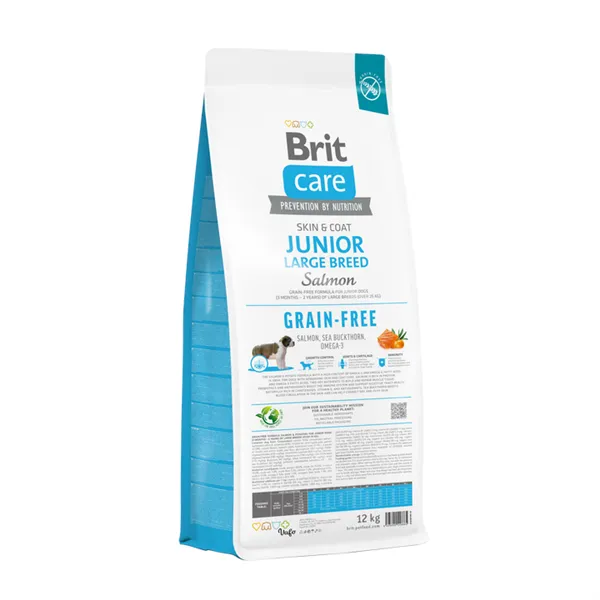 Brit Care Dog Grain-free Junior Large Breed Salmon & Potato 12 kg