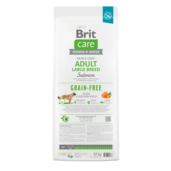 Brit Care Dog Grain-free Adult Large Breed Salmon & Potato 12 kg