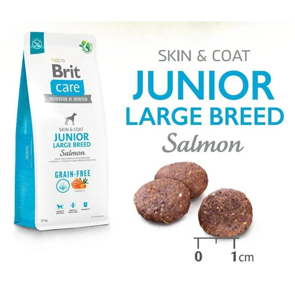 Brit Care Dog Grain-free Junior Large Breed Salmon & Potato 12 kg