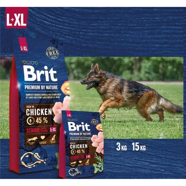 Brit Premium by Nature Senior L+XL 15 kg 