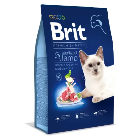 Brit Premium by Nature Cat. Sterilized Lamb 8 kg 