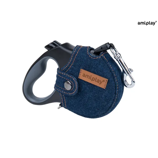 Amiplay Vodítko Infini s Denim XL 5m - 50 kg námořní