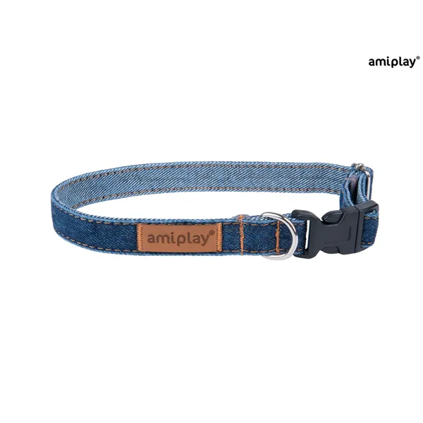 Amiplay Obojek Denim XL 45 - 70 x 2,5 cm Námořnická