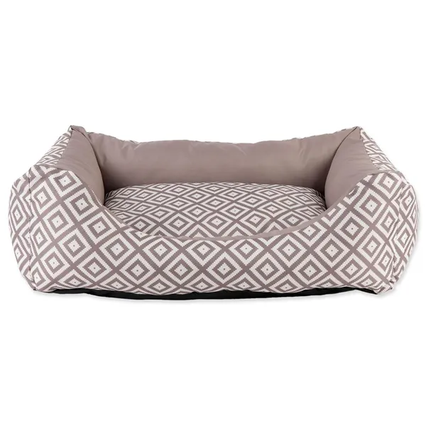 Dog Fantasy Sofa etno hnědý pelech L - 75x55x20cm