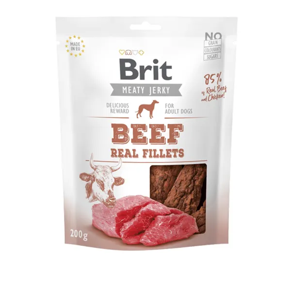 Brit Jerky Beef Fillets 200 g 