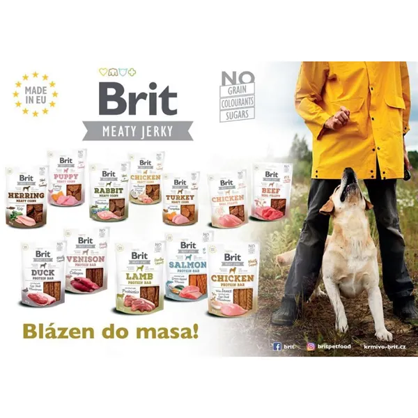 Brit Jerky Beef Fillets 200 g 