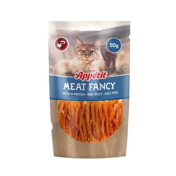 Comfy Appetit Fancy Cat kuře/kreveta proužky 50 g